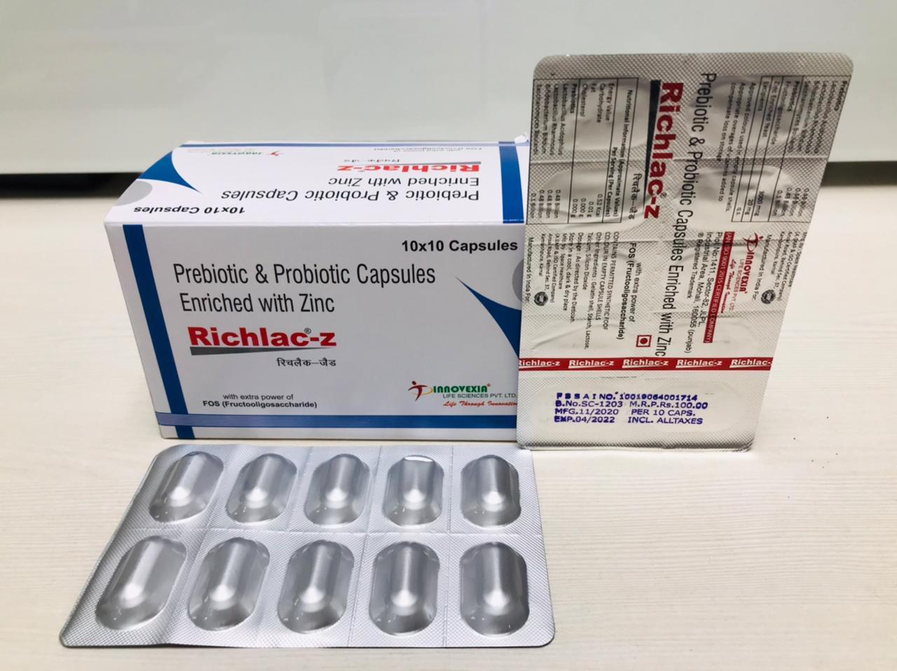 Richlac Z cap PCD Pharma franchise