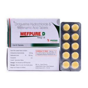 Drotaverine hydrochloride 80mg + Mefenamic Acid 250 mg