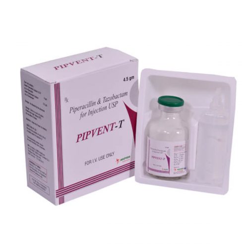 Piperacillin 4 gm+ Tazobactam  0.5gm